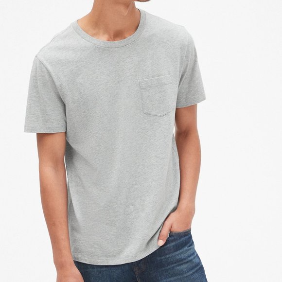 GAP Shirts Gap Pocket Tshirt Grey Heather Mens New M L Xl Poshmark